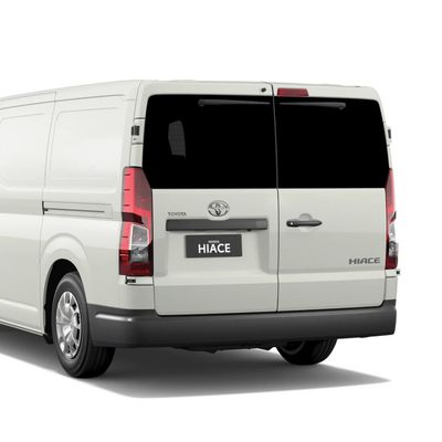 Toyota HiAce Features Diagram - Comprehensive view of our Perth rental vans
